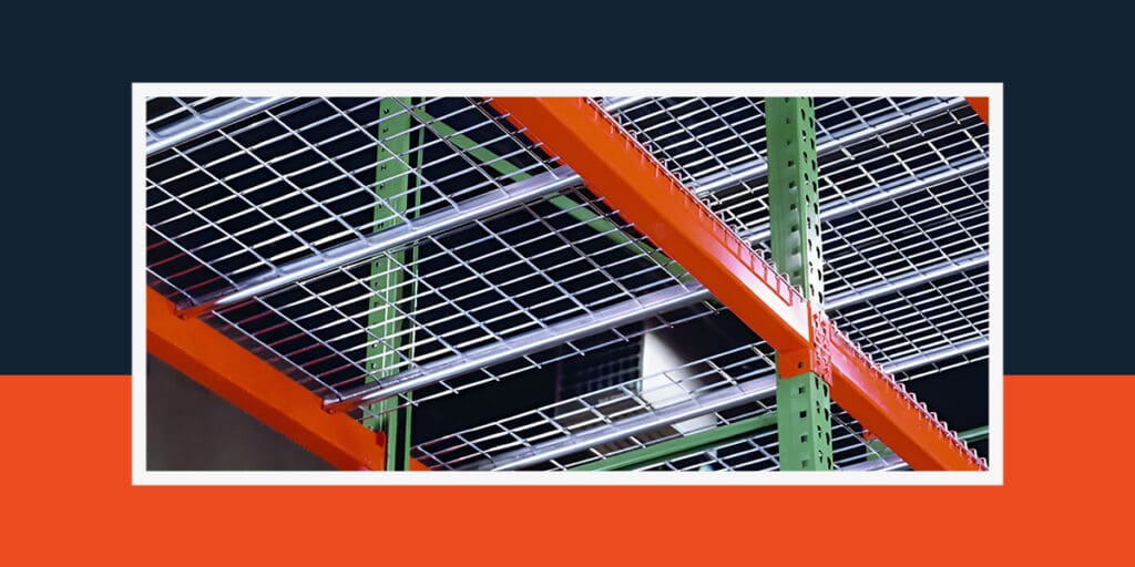 Warehouse wire decking